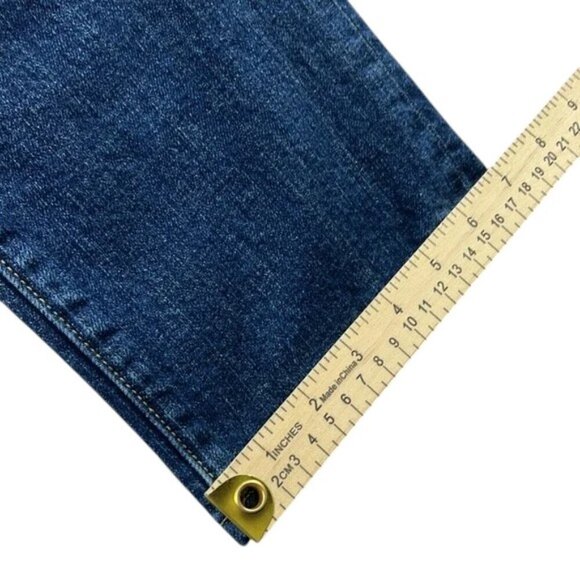 Anoname Jeans Capri Medium Wash Straight Low Rise Women's Size 30 - Picture 6 of 11